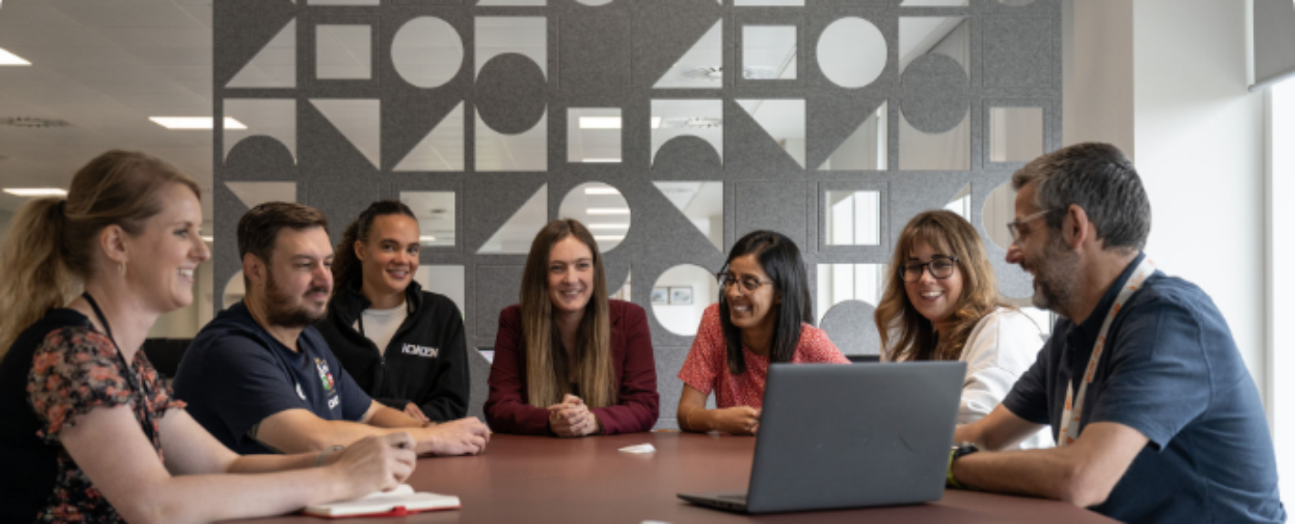 People sitting in an office