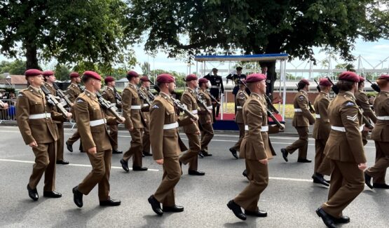 Soldiers Marching